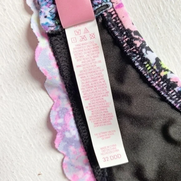 Victorias Secret Bikini Top The Getaway Confetti - Picture 5 of 9